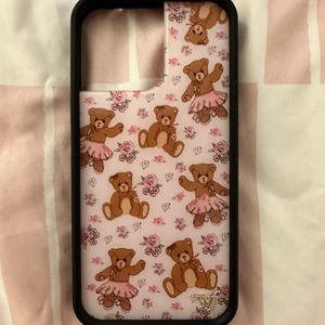 iPhone 14 PRO MAX Teddy Bear Ballet Wildflower Case